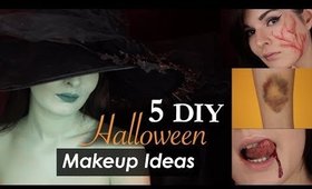 Halloween Makeup Ideas, 5 Easy DIY's