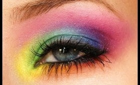 Rainbow Eyes ft BH Cosmetics
