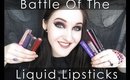 Battle of The Liquid To Matte Lipsticks!! 12 BRANDS!