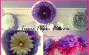 Tissue Paper Flowers - Home Decor