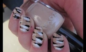 My Basic At Home Manicure, & Simple, Basic Tiger Stripes