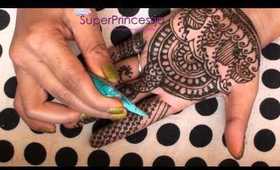 HOW TO  MAKE SIMPLE HENNA MEHENDI DESIGN INDIAN TRADITIONAL DESIGN