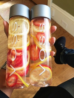 Voss fruit enhanced water by poshology ❤️