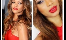 Rihanna Grammy Inspired Makeup Tutorial