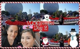 VLOGcember Dec 2nd My Birthday! Epcot | Yummy Food | Candlelight Processional | Fireworks