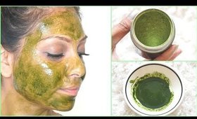 DIY Matcha Green Tea Face Mask for Healthy Skin│Erase Wrinkles, Tighten Pores, Bright & Glowing Skin