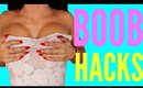 Boob Hacks + Bra Hacks | How to get bigger BOOBS !!