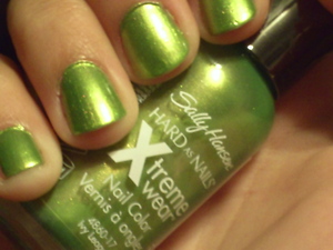Base for my latest water marble, love this colour. Sally Hansen Xtreme Wear in the colour Ivy League.