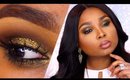 FULL FACE HOLIDAY GLAM - GOLDEN OLIVE LOOK   ft Lonqihair