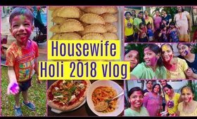 Indian Housewife Holi Vlog 2018 | SuperPrincessjo