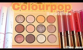 NEW Colourpop California Love Palette, Ultra Blotted Lip, BFF Mascara Swatches | Lillee Jean