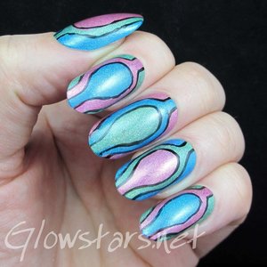 Read the blog post at http://glowstars.net/lacquer-obsession/2014/05/you-bloody-your-hands-diggin-for-your-dream/