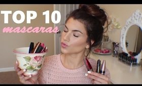 Top 10 MASCARAS (Mostly Drugstore!)