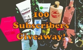 100 Subscribers Giveaway!