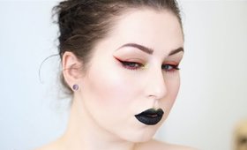 GRWM: NEO ORANGE PIGMENT& BLACK LIPS