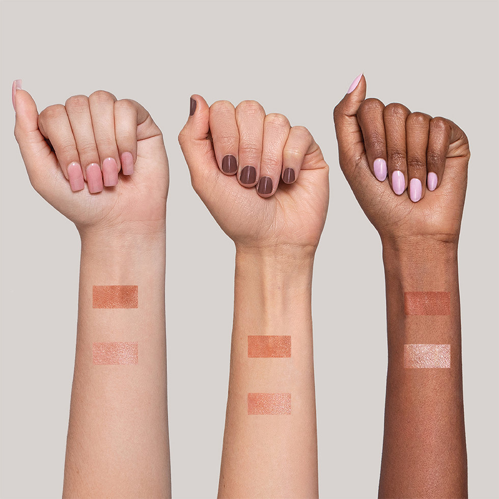 Kevyn Aucoin The Light Stick arm swatches