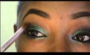 Holiday Glam Tutorial: Green Eyeshadow Sparkle