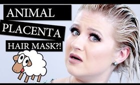 ANIMAL PLACENTA HAIR MASK?! | Milabu