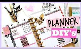 PLANNER DIY’S: Page Flags, Covers, and Bookmarks | Huge GIVEAWAY!