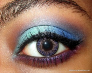 Colorful Eyes using Sugarpill eyeshadows