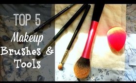 Top 5 Makeup Brushes | Current Face & Eye Tool Favorites!