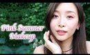 [Eng] Pink Summer Makeup☀大人のピンクサマーメイク | Missha x Calary Girl