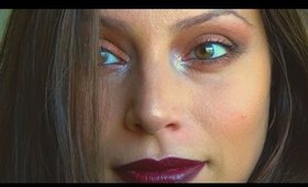 MAC LIPSTICK DRUGSTORE DUPE only $3 + fall Inspired makeup tutorial with vampy lip