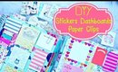 DIY Planner Supplies: Stickers, Paper Clilps, and Erin Condren Dashboard