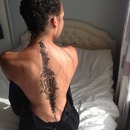 Henna on the back 