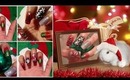 Edgy Christmas Nails Nail Art Tutorial