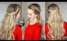 French Braid Crown: Last Minute Holiday Hairstyle