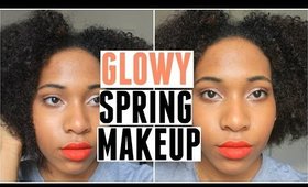 Glowy Eyes & Bold Lips | Spring Makeup