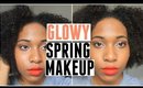 Glowy Eyes & Bold Lips | Spring Makeup