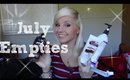 July Empties! Products I've Used Up + Will I Repurchase! | hairyfrankfurt