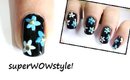 Retro Flowers ✿ Symmetrical Flower Drawing Technique! ✿ (How to do easy nail art designs)
