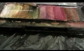 Makeup on Trial  ft... Real Colors  Baked Metallic eye shadow palette