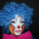 Fun at the clown Make-up Artist