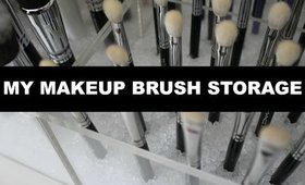 My Makeup Brush Storage | NickysBeautyQuest