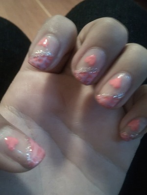 Cute girly nails <3