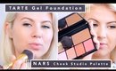 NEW First Impression Tarte Gel Foundation and Nars Cheek Studio Palette Review
