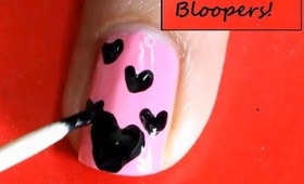 Bloopers!!  Nail Art Funny Bloopers and Mistakes! - superwowstyle