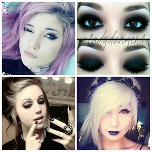 Emo/Goth Makeup Idess.