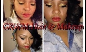 GRWM: Makeup & Hair