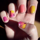 My colored nails... ;)