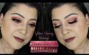 Glitter Holiday Cherry Makeup Look | Urban Decay Naked Cherry Palette