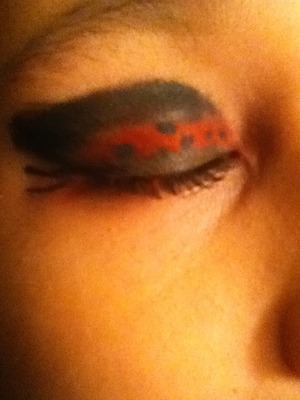 I practiced a lady bug look for Halloween. It's quite cute :)