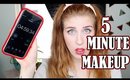 REAL TIME 5 MINUTE MAKEUP TUTORIAL CHALLENGE