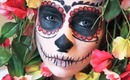 Halloween Makeup Tutorial: Mexican Sugar Skull!