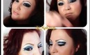 Maquiagem Azul com Glitter Usando Poucos Produtos