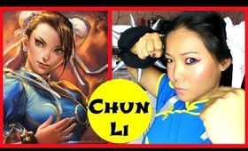 Chun Li Cosplay Halloween Makeup Tutorial & Transformation